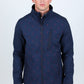 navy aztec softshell jacket ii front platini front