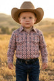 Baby Aztec Stripe Western Shirt