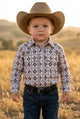 Baby Aztec Stripe Western Shirt