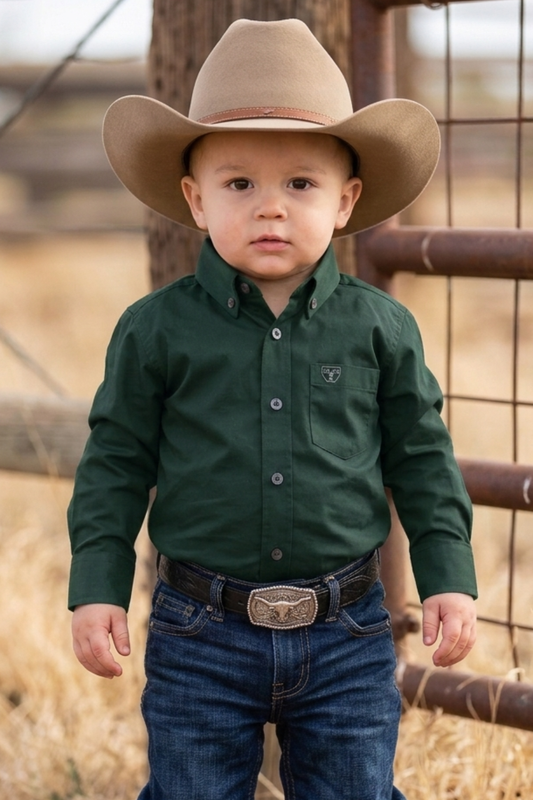 green baby stretch dress shirt platini platini