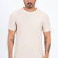 beige all over pattern tee front platini