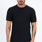black all over pattern tee front platini