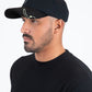 black canvas suede rooster mexico cap side platini