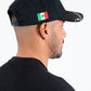 black canvas suede rooster mexico cap side detail platini