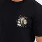 black cowboy desert skull tee detail platini