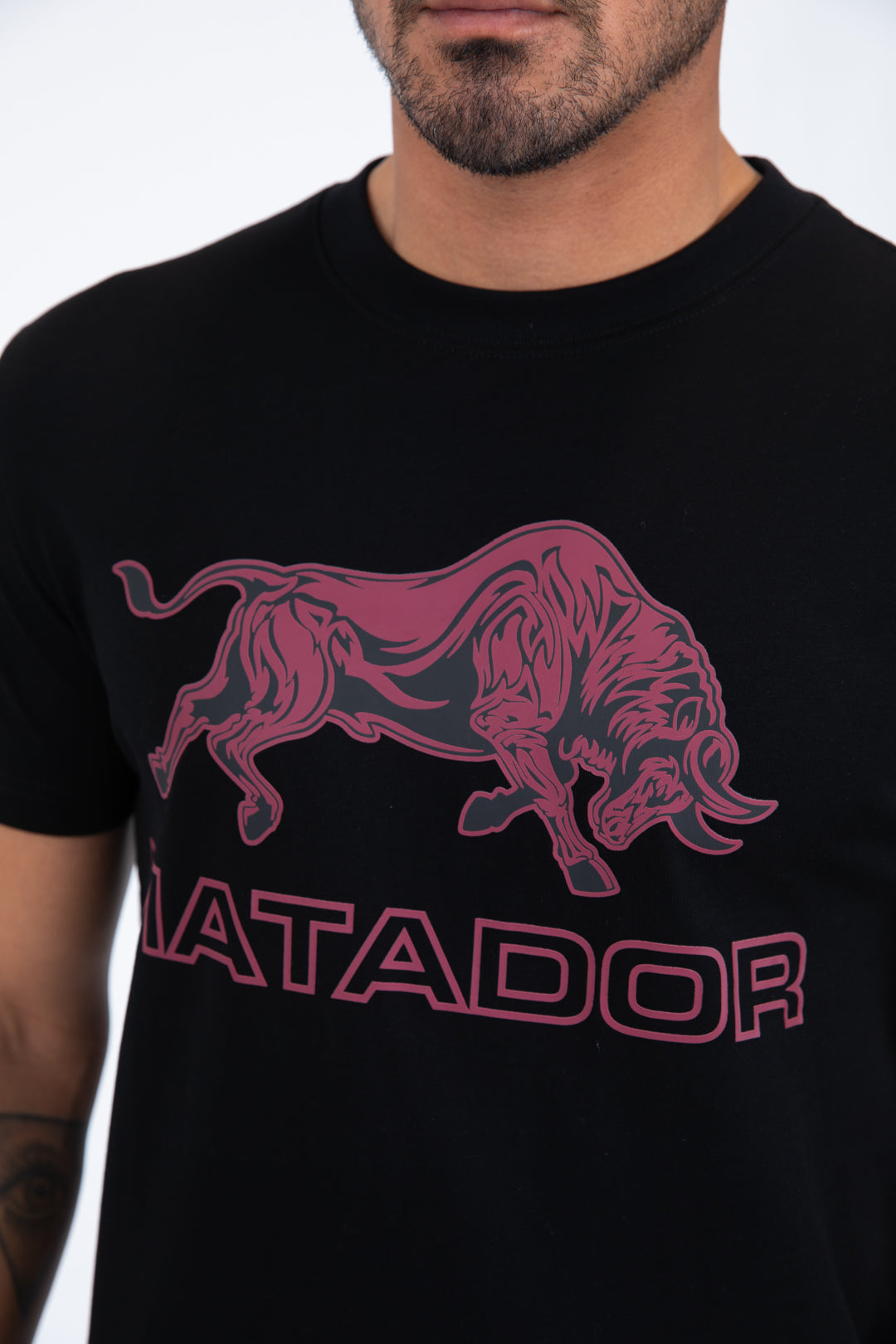 black matador bull tee back platini