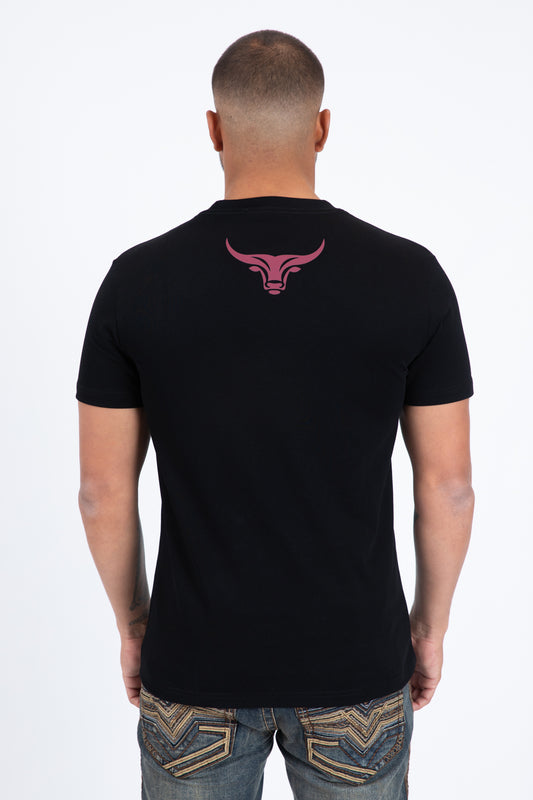 black matador bull tee detail platini