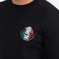 black mexican eagle flag tee back platini