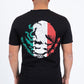 black mexican eagle flag tee detail platini