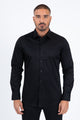 Satin Modern Fit Long Sleeve Shirt