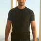 black washed effect tee lifestyle platini