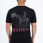 black western cowboy rider tee back platini
