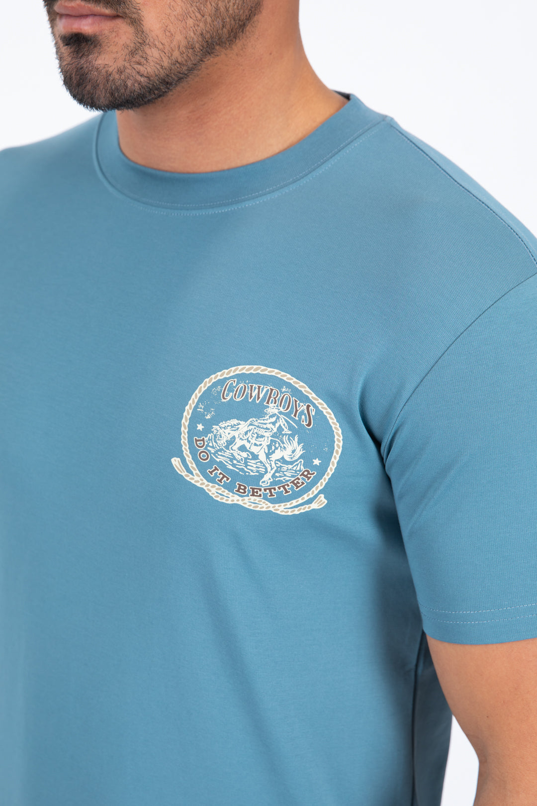 blue cowboys do it better tee detail platini