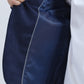Boys' Double Button Navy Faux-Suede Blazer