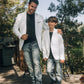 Boys' Modern Fit Stretch Occasion White Blazer