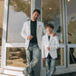 Boys' Modern Fit Stretch Occasion White Blazer
