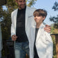 Boys' Modern Fit Stretch Occasion White Blazer