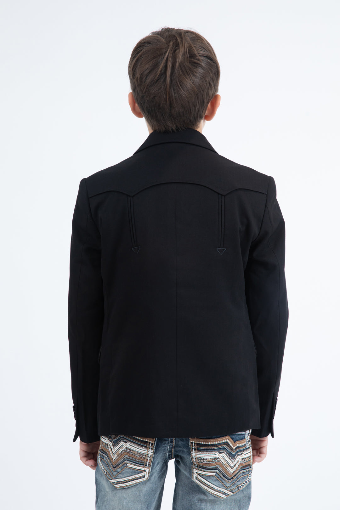 Boys Western Fashion Black Blazer