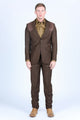Wystan Contrast Yoke Suit