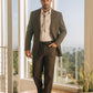 brown western sport suit men platini 