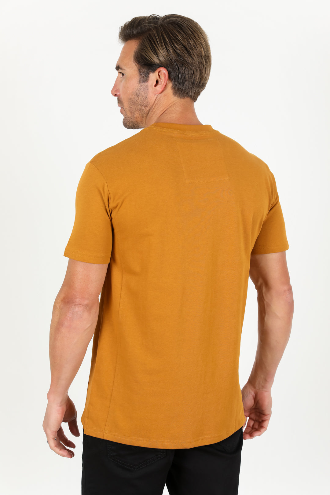 camel knit tee back platini