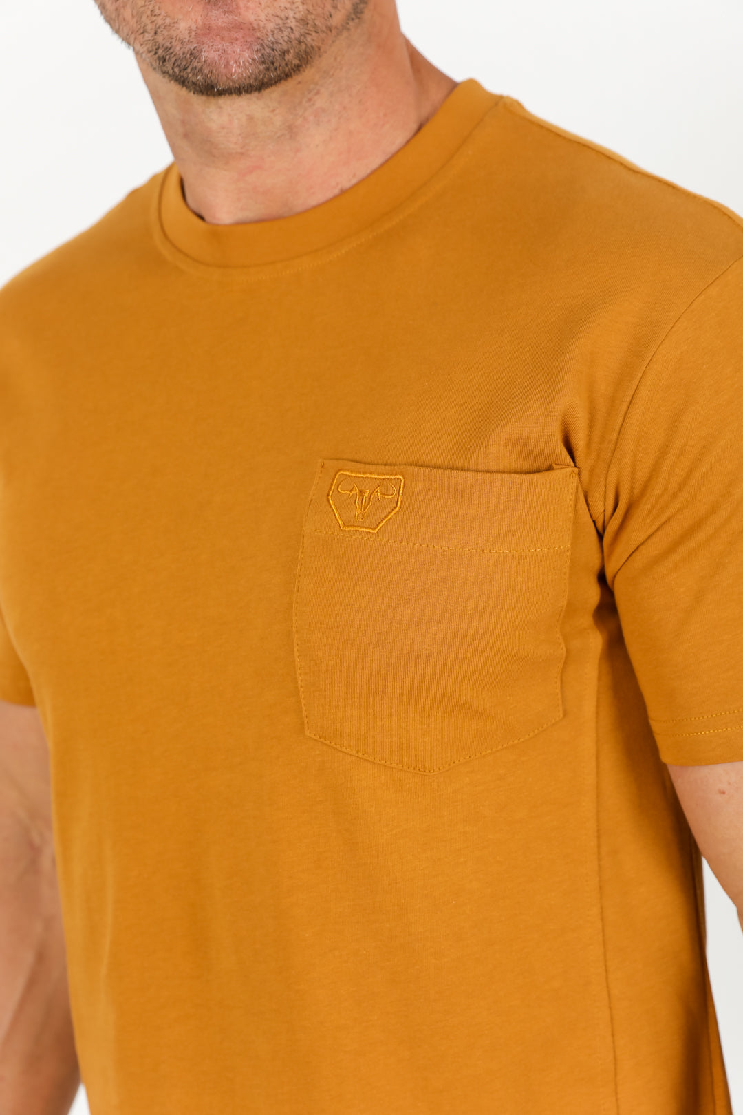 camel knit tee detail platini