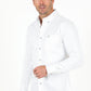 mauve modern fit stretch dress shirt men platini front