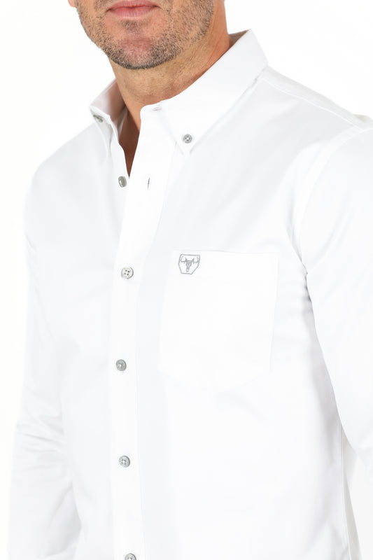 white cattle dress shirt men platini detail-2