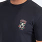 charcoal western skull horseshoe tee detail platini