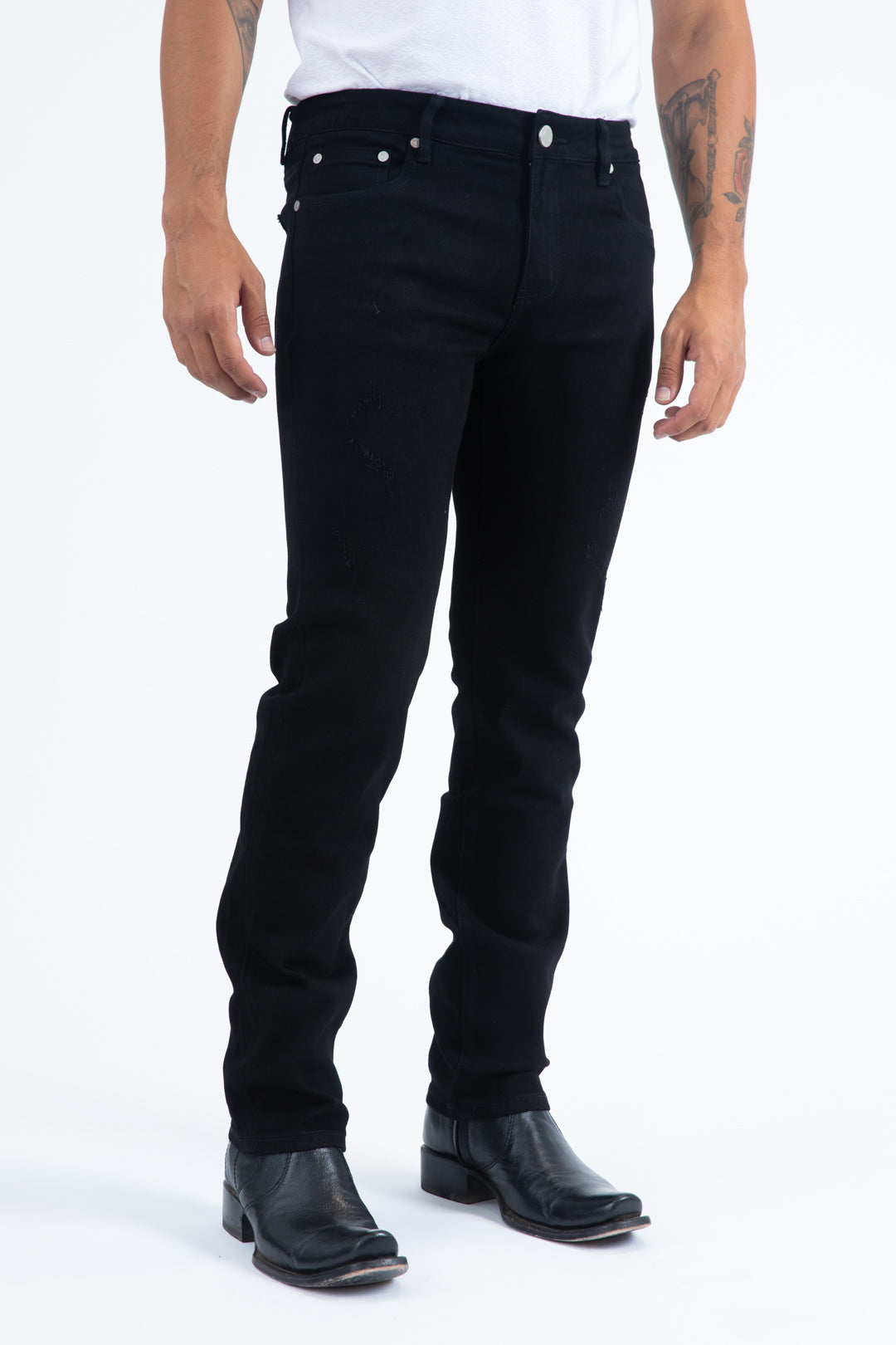 black slim stretch jean men cruz platini lifestyle