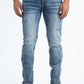 blue slim stretch jean men cruz platini front