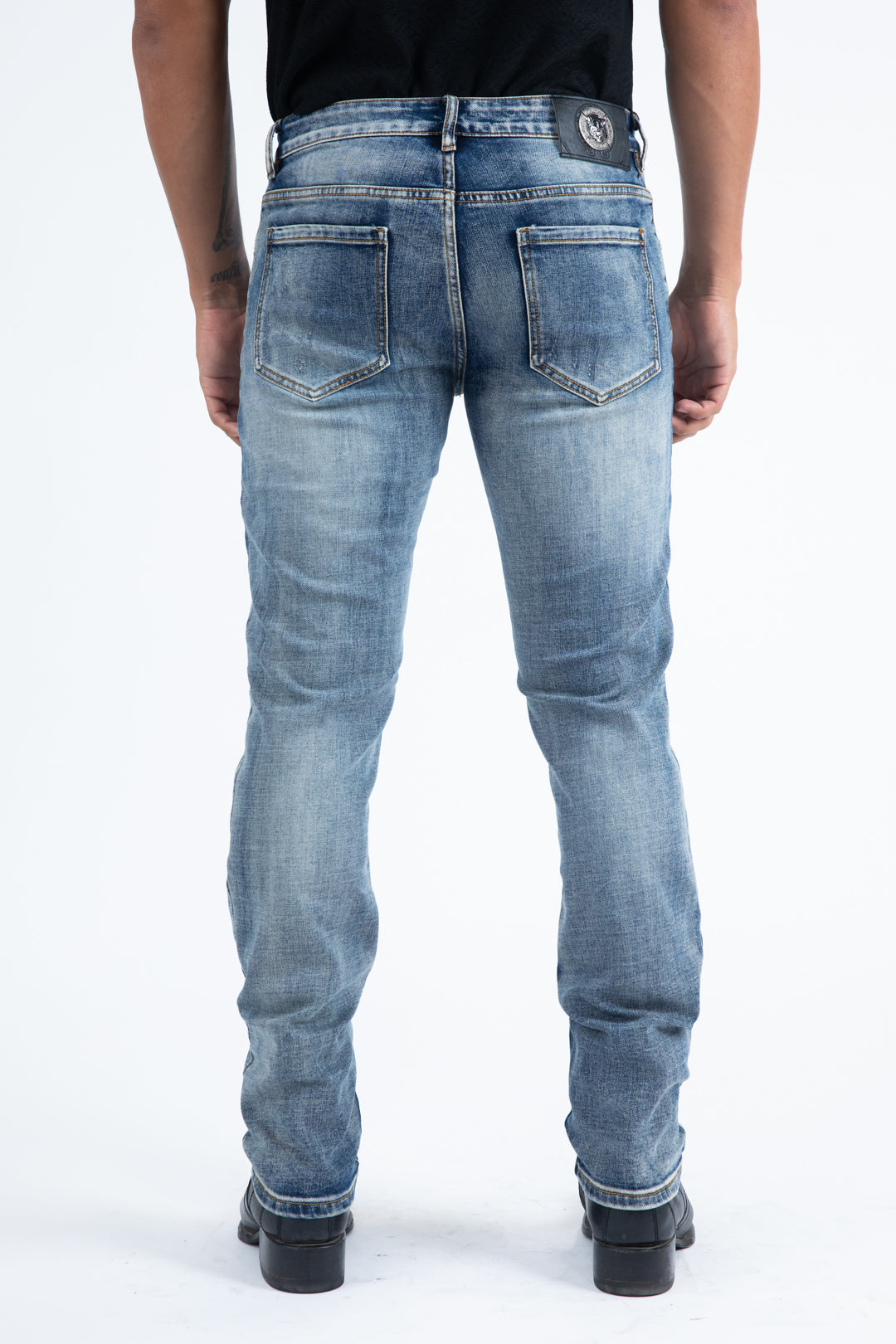 blue slim stretch jean men cruz platini lifestyle