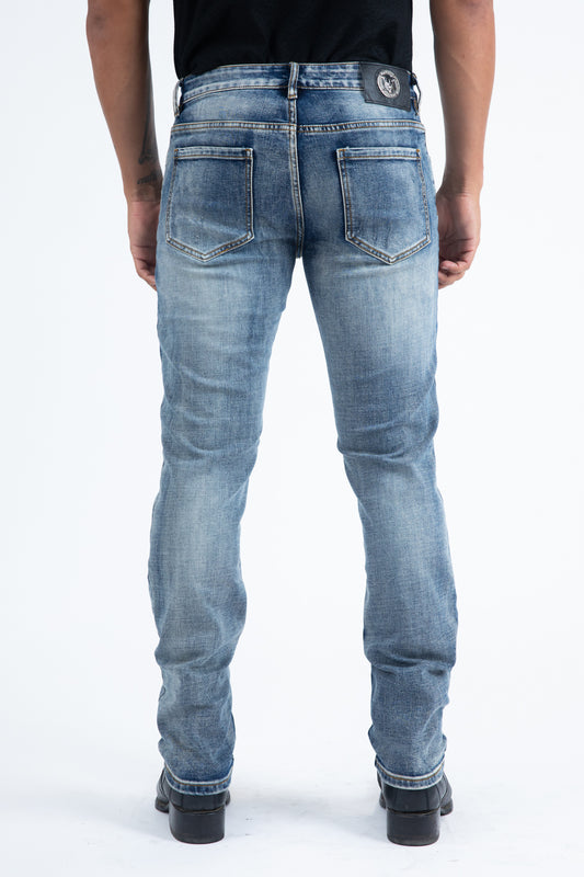 blue slim stretch jean men cruz platini lifestyle