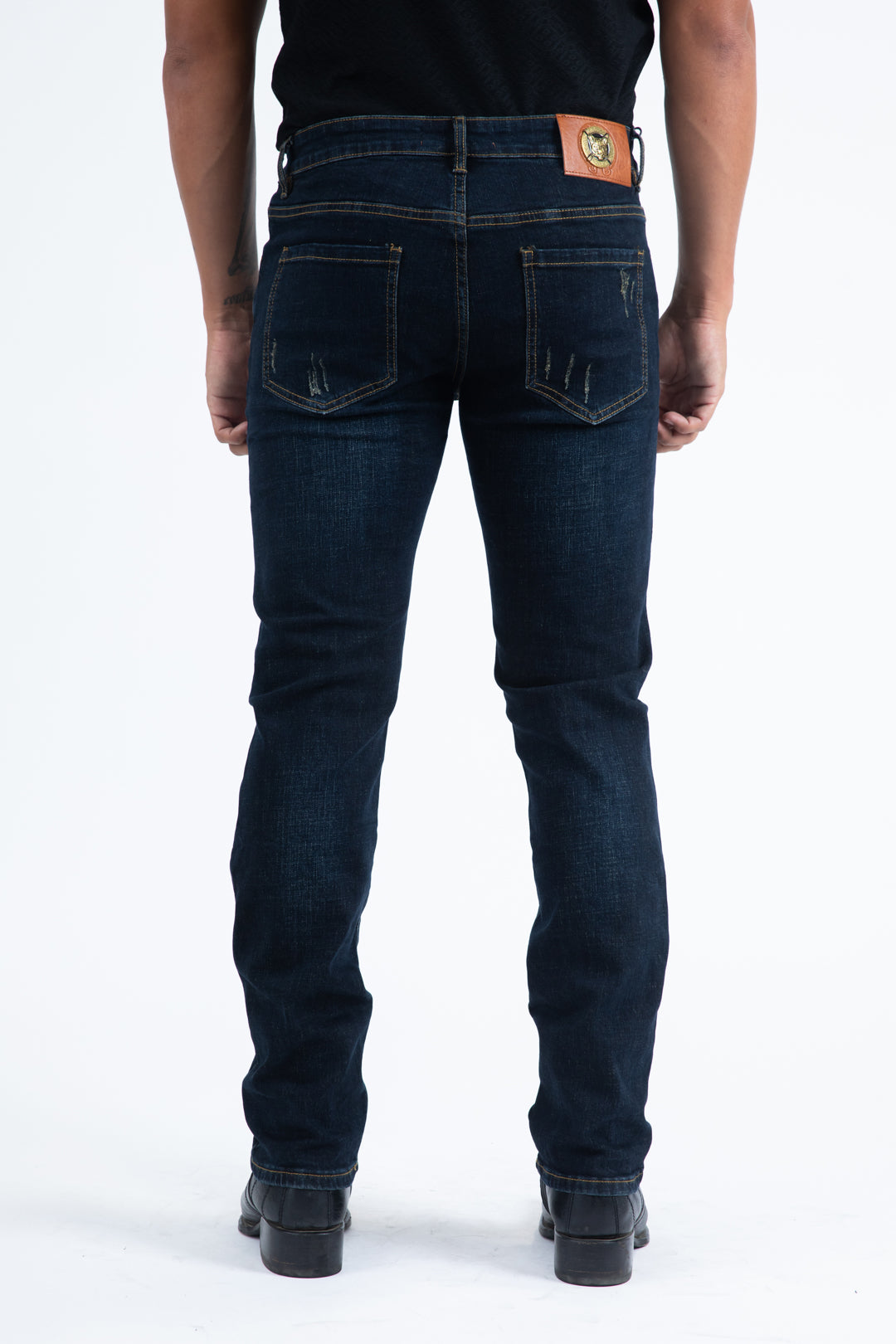 dark blue slim stretch jean men cruz platini lifestyle