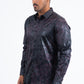 black depth geometric foil shirt side platini