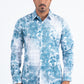 white depth geometric foil shirt front platini