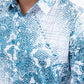 white depth geometric foil shirt detail platini