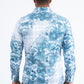 white depth geometric foil shirt back platini