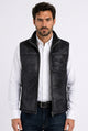 Distressed Shearling Vest