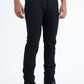 black fenton crest relaxed fit pant men platini detail