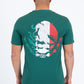 green mexican eagle flag tee back platini