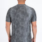 grey washed effect tee back platini