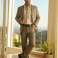 grey western sport suit men platini