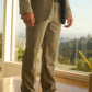 grey western sport suit men platini pant detail