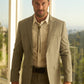 grey western sport suit elbow patches men platini lifestyle