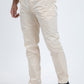 Heath Mens Poly-Stretch Slim Fit Beige Suit Pants