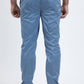Heath Mens Poly-Stretch Slim Fit Blue Suit Pants