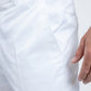 Heath Mens Poly-Stretch Slim Fit White Suit Pants