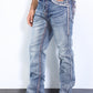 blue denim holt slim boot cut jean men platini side
