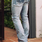 light blue boot cut jean men holt platini back